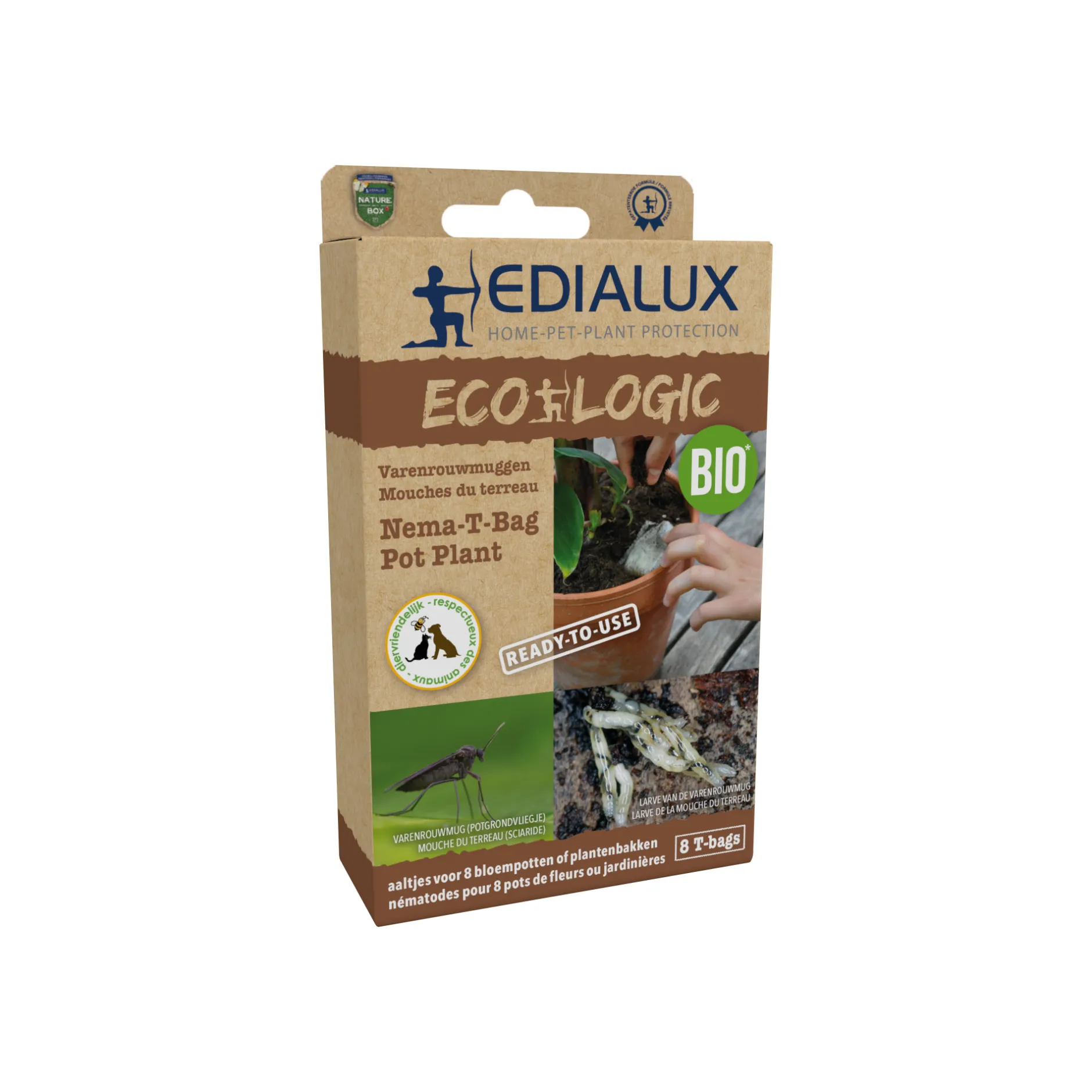 Nema T-Bag pot plant potgrondvliegjes 8 stuks|ohgreen Outlet