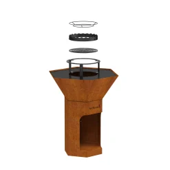 Nestor Original corten staal met essentials (3 accessoires)|ohgreen Best