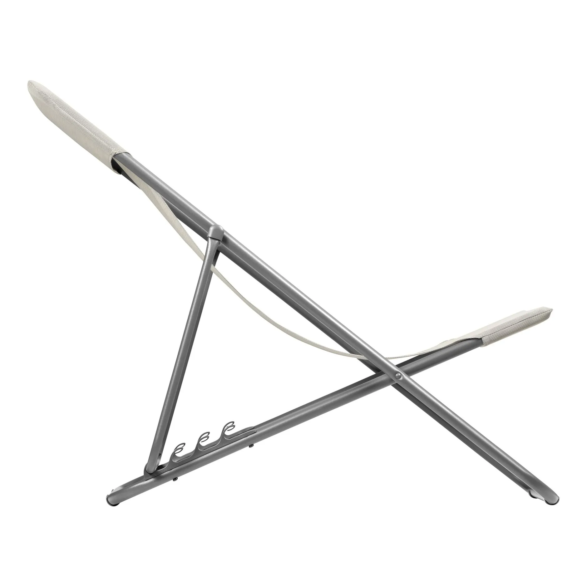 Opvouwbaar ligbed met meerdere standen seigle beige|ohgreen Outlet