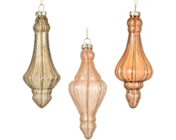 Ornament glas lijnen glitters|ohgreen Best