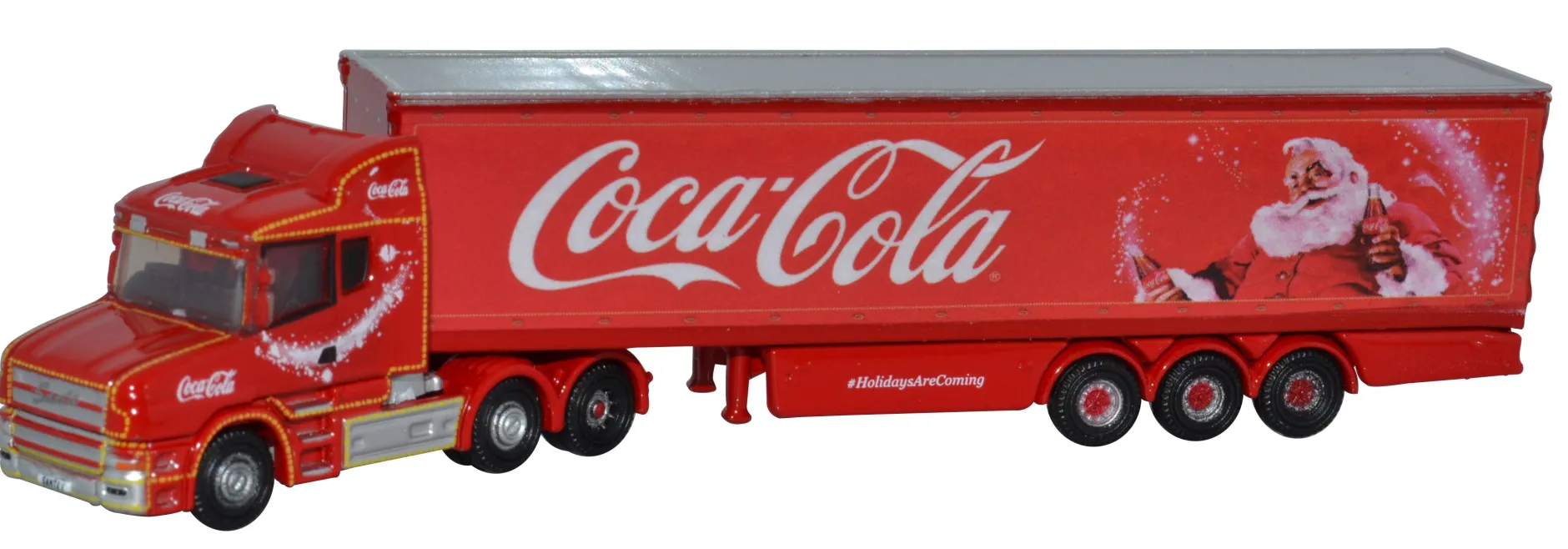 Oxford christmas truck coca-cola 1:148 rood|ohgreen Hot