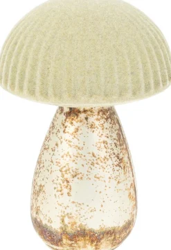 Paddenstoel in glas beige 13cm|ohgreen Online
