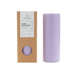 Pillar kaars lila|ohgreen Best
