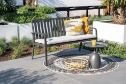 Pisa tuinbank donkergrijs/zand|ohgreen