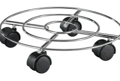 Plantentolley chrome rond d30cm|ohgreen Hot