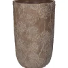 Planter paardebloem beton goud 18x18x30cm|ohgreen
