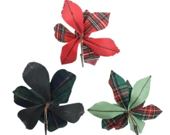 Poinsettia polyester fluweel|ohgreen Sale