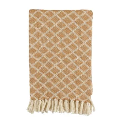 Poplar plaid oker - l190xb140cm|ohgreen Clearance