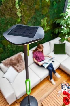Poppy solar lamp grijs led 8w|ohgreen Online
