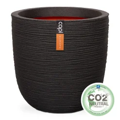 Pot bol rib 54x52 zwart|ohgreen Best
