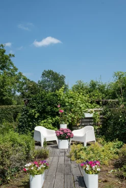 Pot Respect balkonbak met reservoir 50x17h19 wit|ohgreen Hot