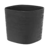 Pot Respect met reservoir 20x20h17 zwart-antraciet|ohgreen New