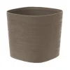 Pot Respect met reservoir 40x40h30 taupe|ohgreen