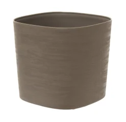 Pot Respect met reservoir 40x40h30 taupe|ohgreen