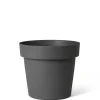 Pot rond happy 25 cm antraciet|ohgreen Online