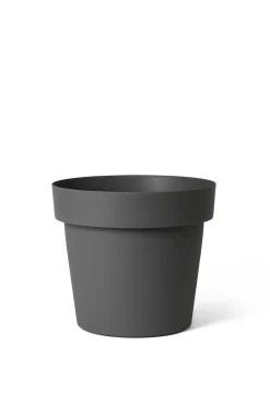Pot rond happy 25 cm antraciet|ohgreen Online