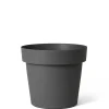 Pot rond happy 30h 23 cm antraciet|ohgreen New