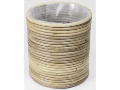 Pot round stripe grey d20h20cm|ohgreen Best