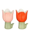 Pot tulp rood - l8xb9xh13,5cm|ohgreen Outlet