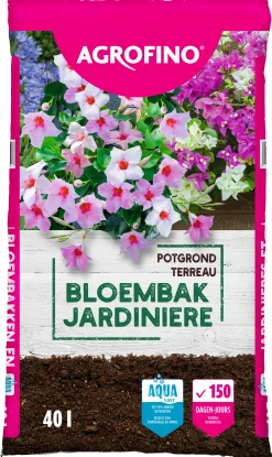 Potgrond voor bloembakken en terraspotten Aquasave 40l|ohgreen Hot