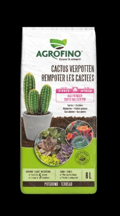 Potgrond voor cactussen 6l|ohgreen New