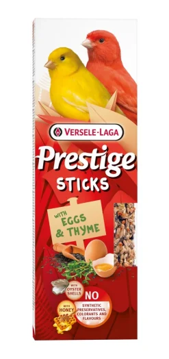 Prestige sticks kanaries met ei & tijm - 2 stuks 60g|ohgreen Best