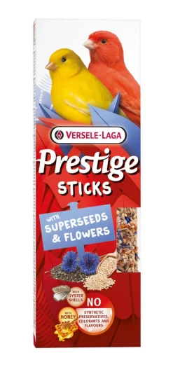 Prestige sticks kanaries met superzaden & bloemen - 2 stuks 60g|ohgreen Hot
