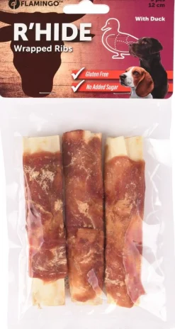 R'hide duck wrapped ribs 12cm 3st 90gr|ohgreen New