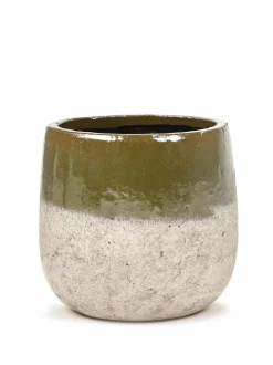 Rustic Pot dip 16,5x16,5x15,5 grn/znd|ohgreen Outlet