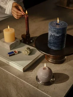 Rustieke pillarkaars|ohgreen Sale