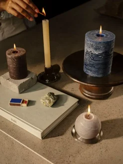 Rustieke pillarkaars|ohgreen Outlet