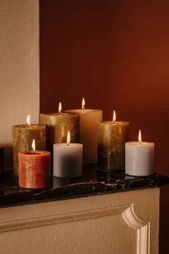 Rustieke pillarkaars|ohgreen Sale
