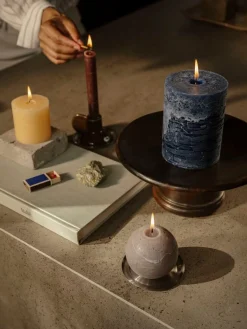 Rustieke pillarkaars|ohgreen Hot