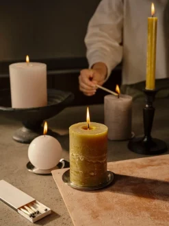 Rustieke pillarkaars|ohgreen New