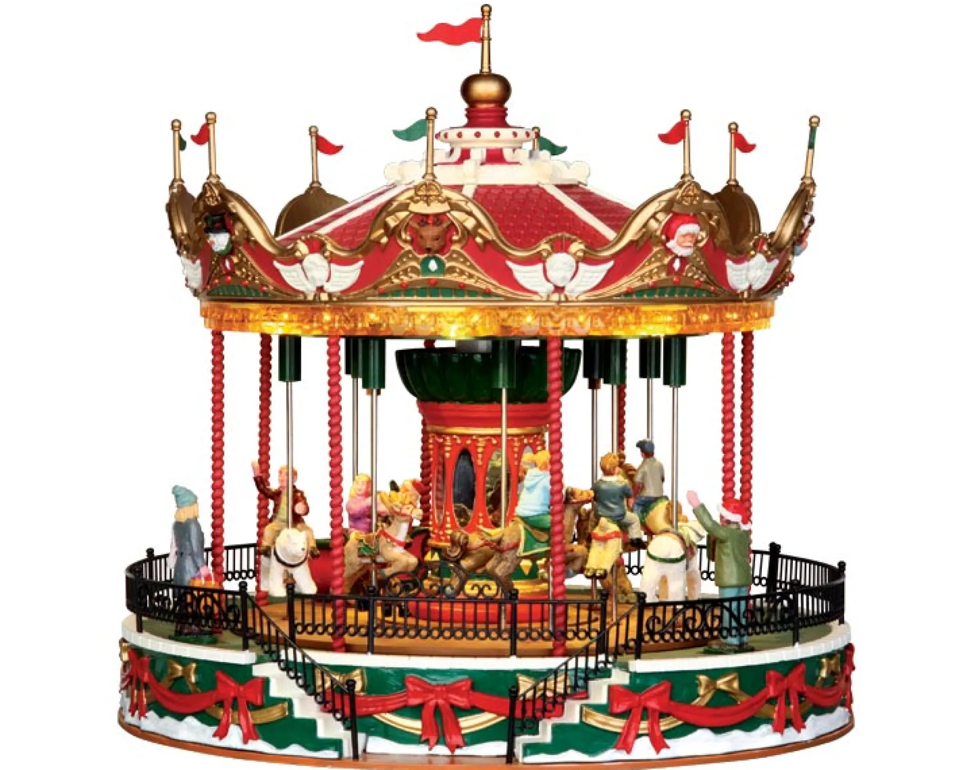 Santa carousel, with 4.5v adaptor|ohgreen Outlet