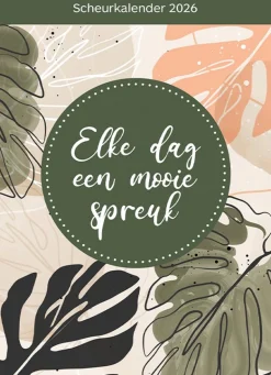 Scheurkalender 2026 elke dag een mooie spreuk|ohgreen Sale