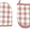 Set van 2 grippers gingham|ohgreen Clearance