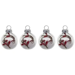 Set van 4 kerstballen|ohgreen Online