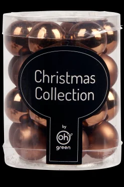 Set van 24 kerstballen|ohgreen Sale