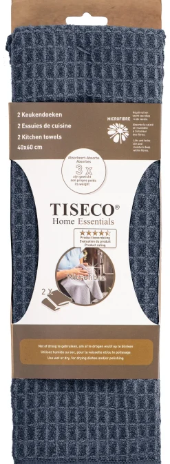 Set van 2 keukenhanddoeken essential|ohgreen Clearance