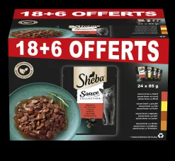 Sheba pouch vleesselectie 18+6 gratis|ohgreen New