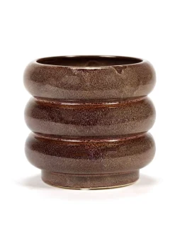 Sixties Sierpot m 12,5x12,5x11,5auberg|ohgreen