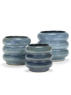 Sixties Sierpot s l11xb11x9,5 blauw|ohgreen Hot