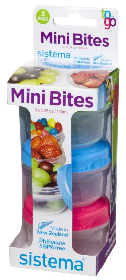 SNACKDOOS (3) MINI BITES 130ML|ohgreen New