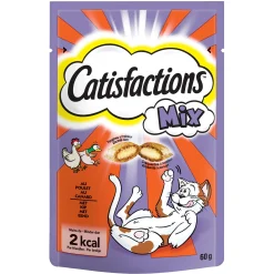 Snacks voor katten |catisfaction mix kip-eend 60g|ohgreen Clearance