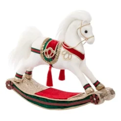 Stoffen hobbelpaard met zadel|ohgreen Online