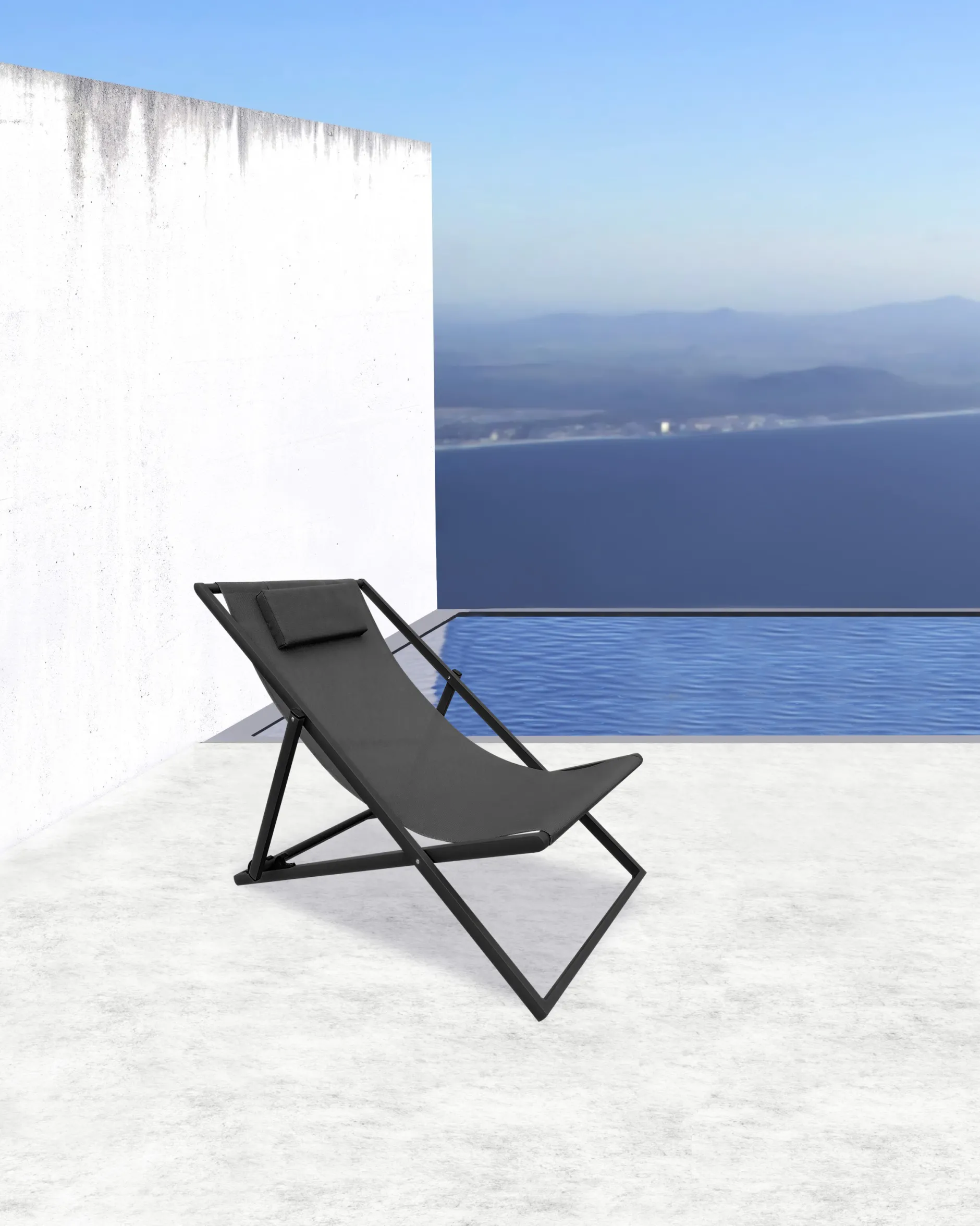 Strandstoel Babe donker grijs|ohgreen