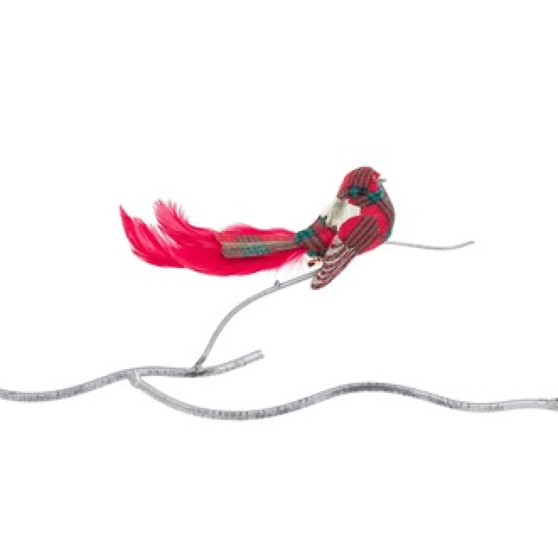 Tartan vogeltje met pluim op clip|ohgreen Best