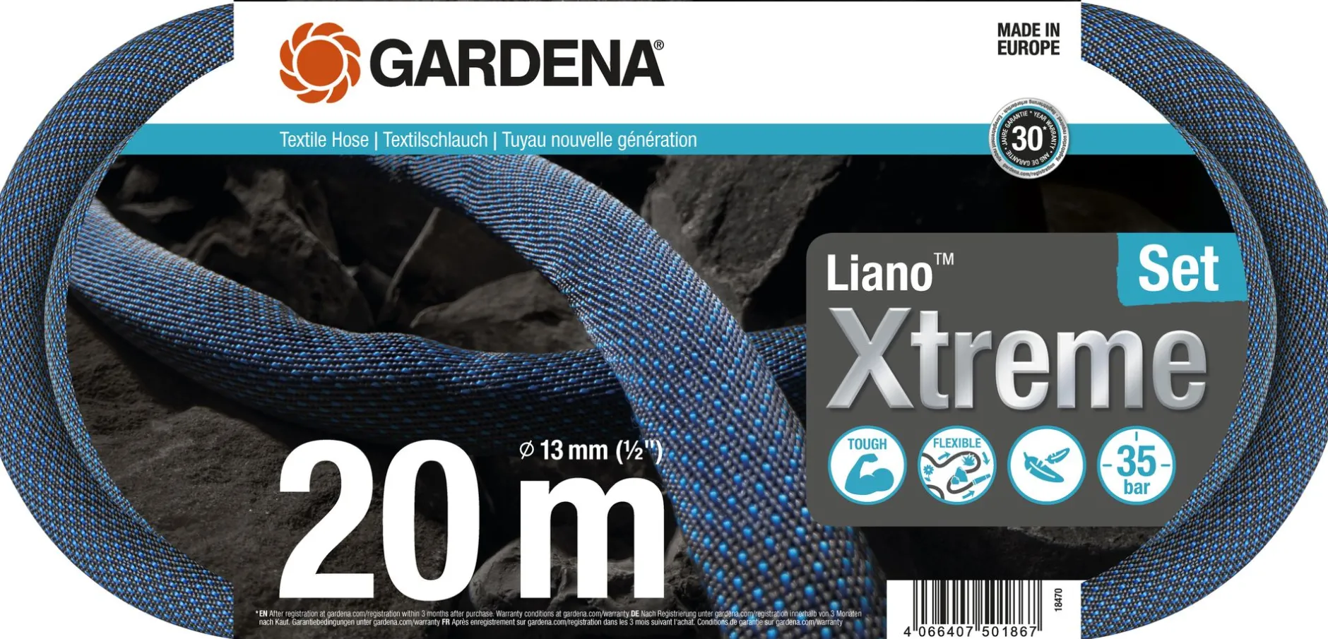 Textielslang Liano Xtreme 20m Set|ohgreen Clearance