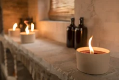 Tuinkaars in ronde terracotta schaal wit 11u - zwart|ohgreen Online